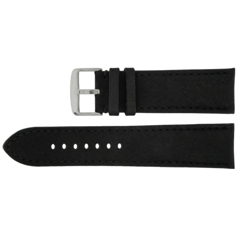 Pulseira calfe plana lisa soft preto